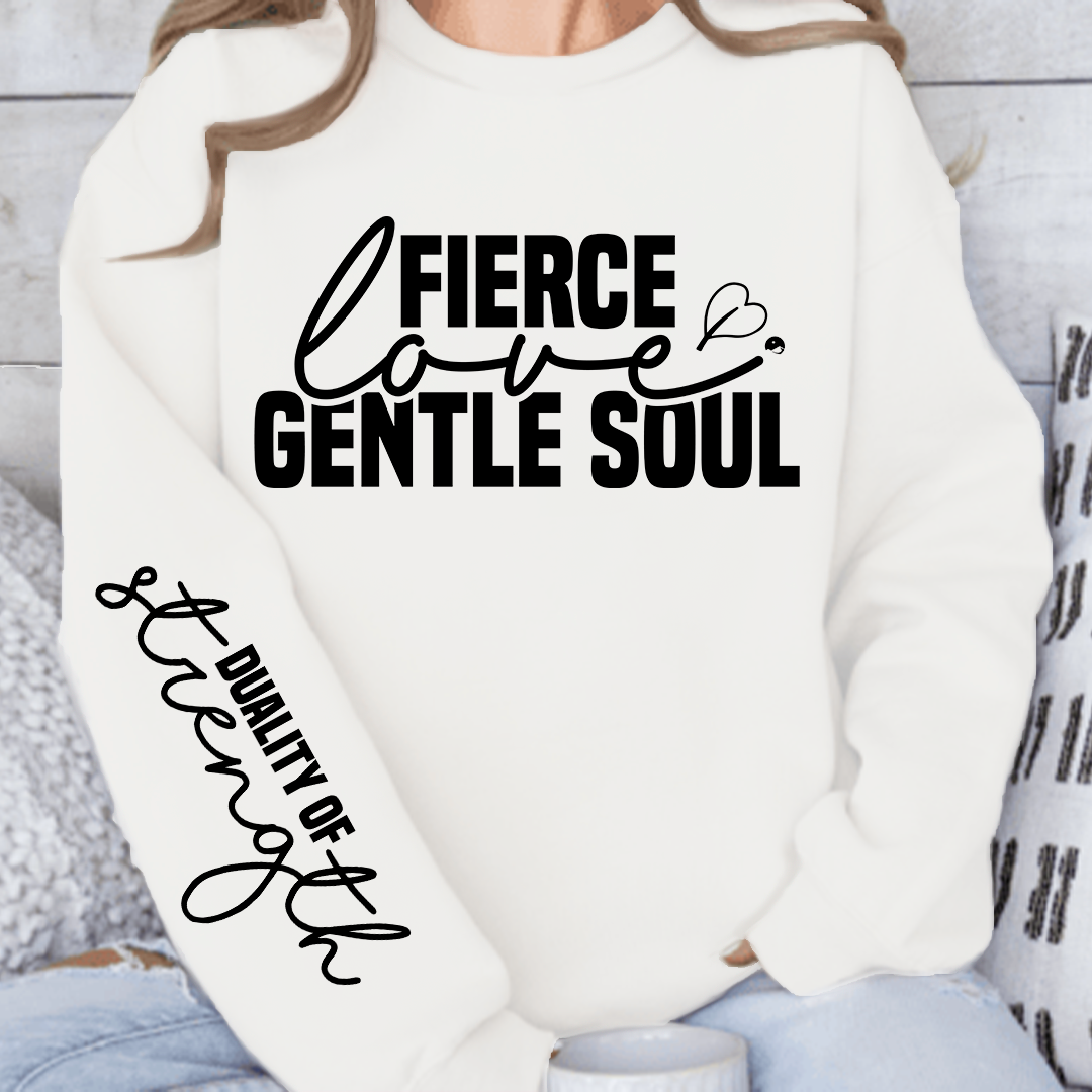 Bluza Damska Fierce love gentle soul