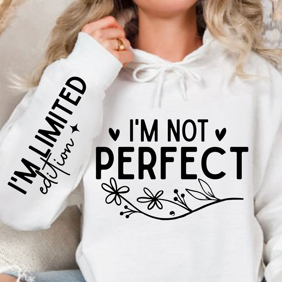Bluza z kapturem I'm Not Perfect