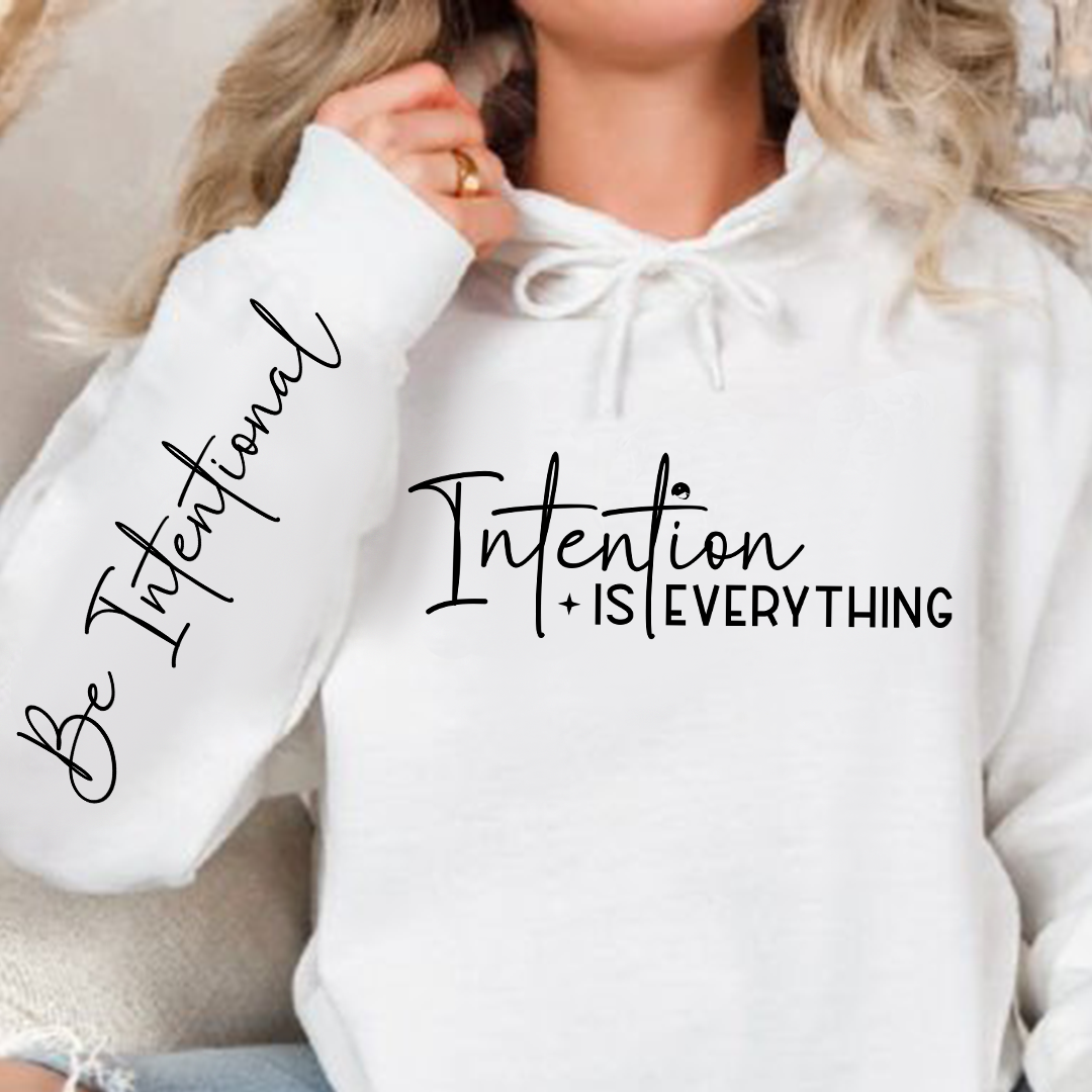 Bluza z kapturem Intention Is Everything