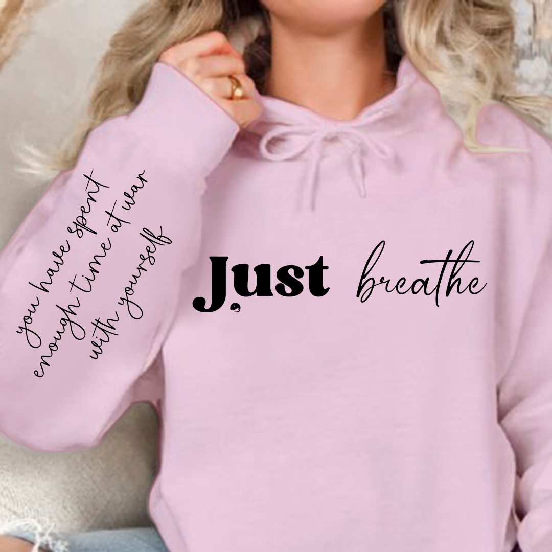 Bluza z kapturem Just Breathe