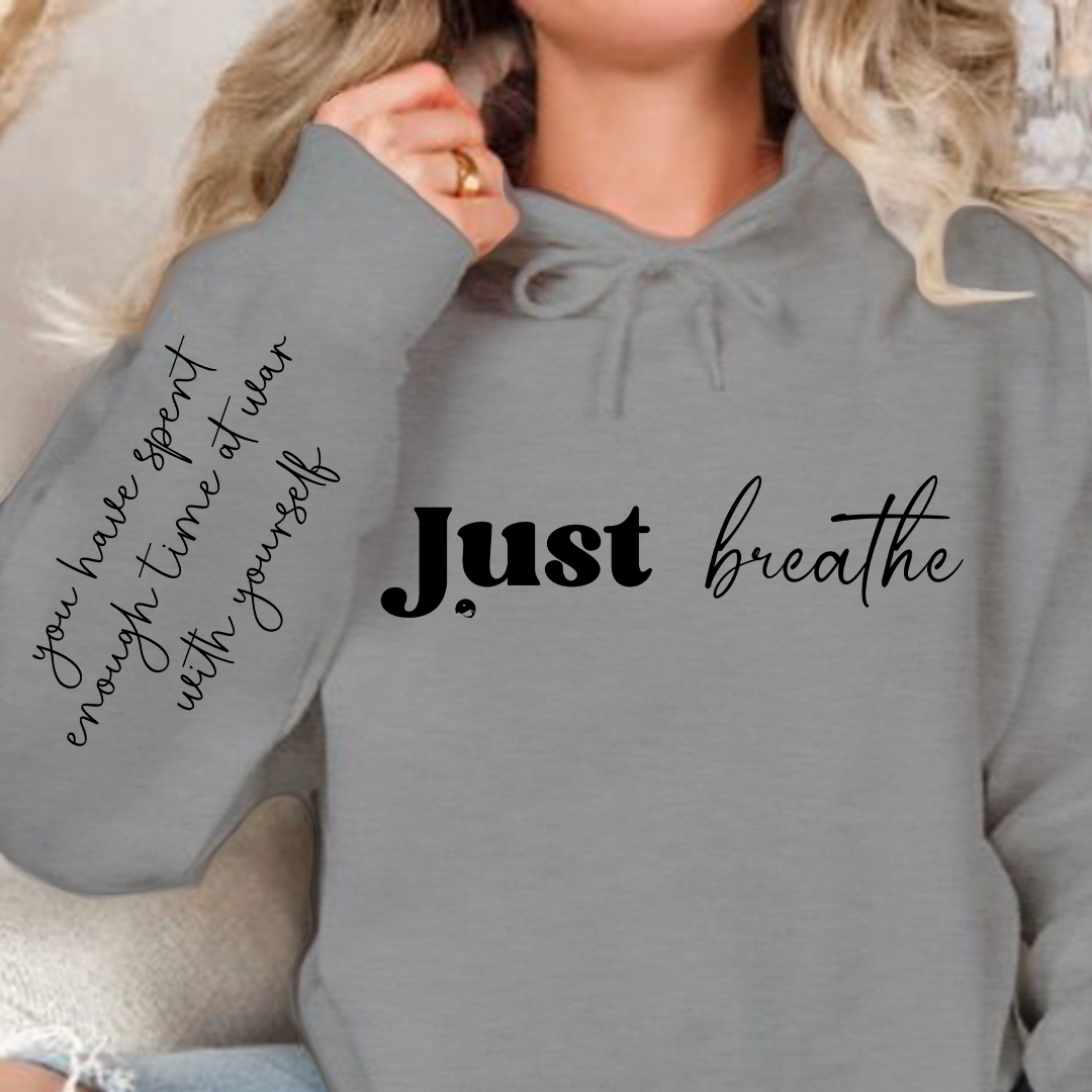 Bluza z kapturem Just Breathe