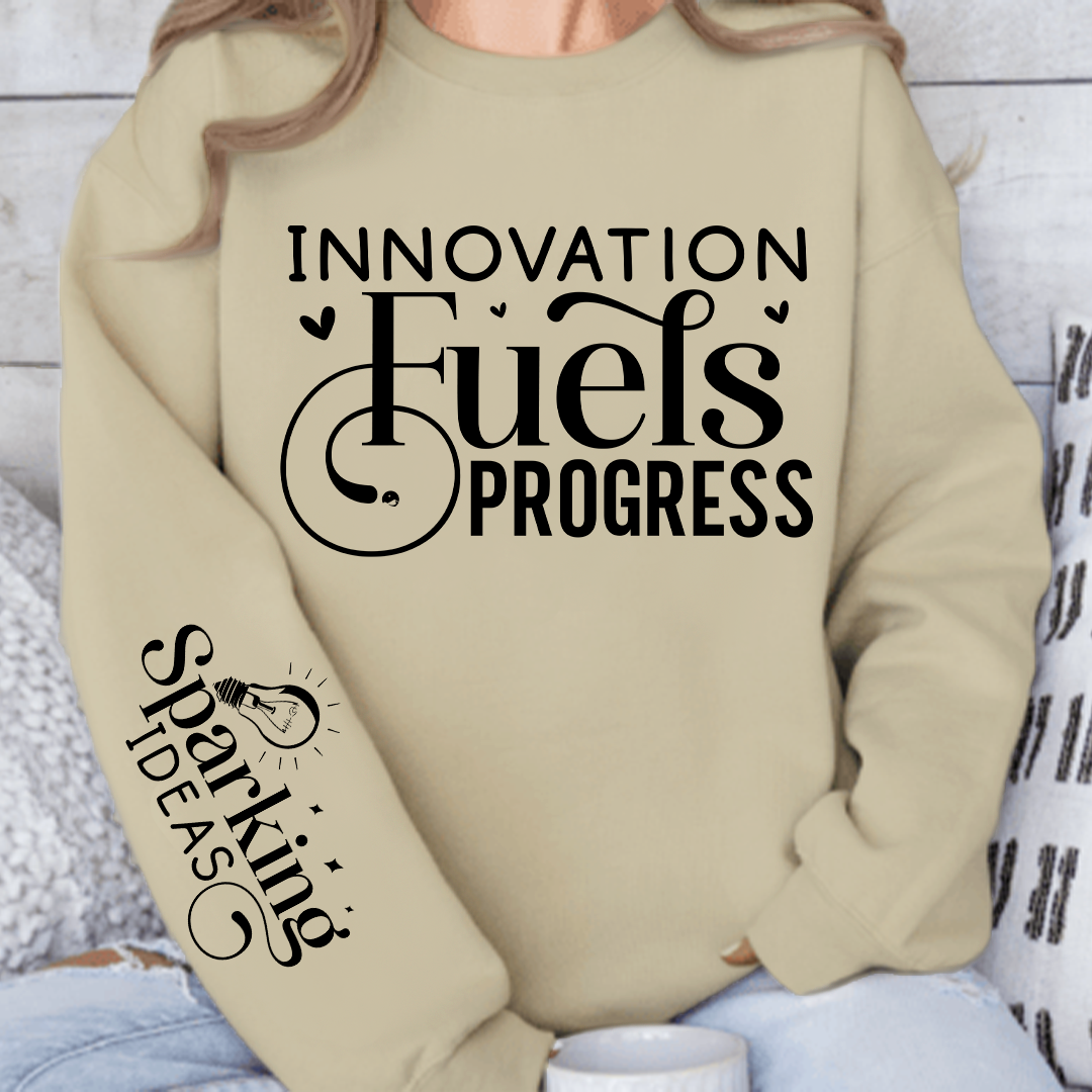 Bluza Unisex Innovation Fuels Progress