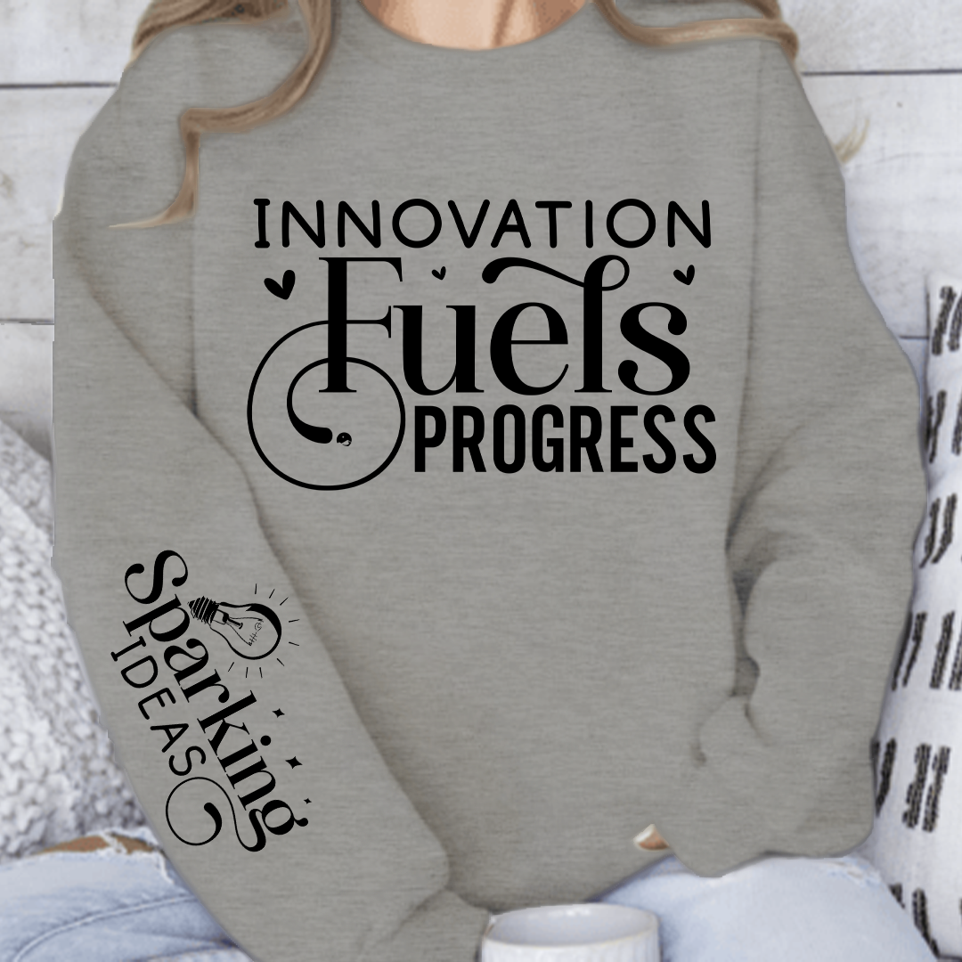 Bluza Unisex Innovation Fuels Progress