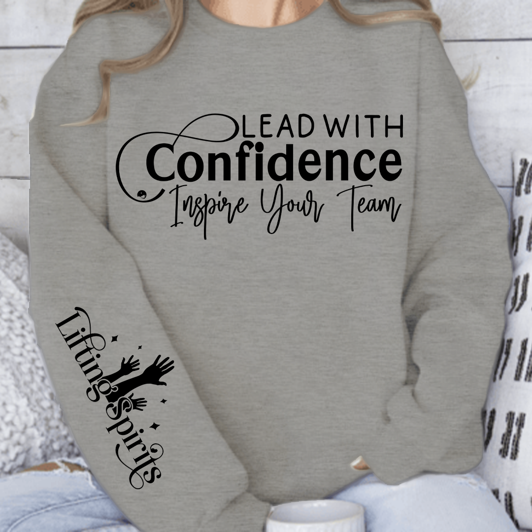 Bluza Unisex Lead with Confidence Inspire Your Team