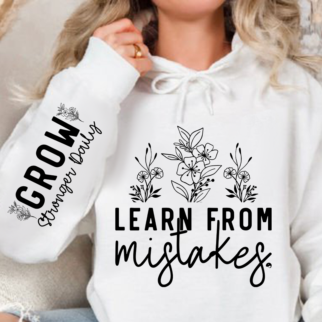 Bluza z kapturem Learn From Mistakes