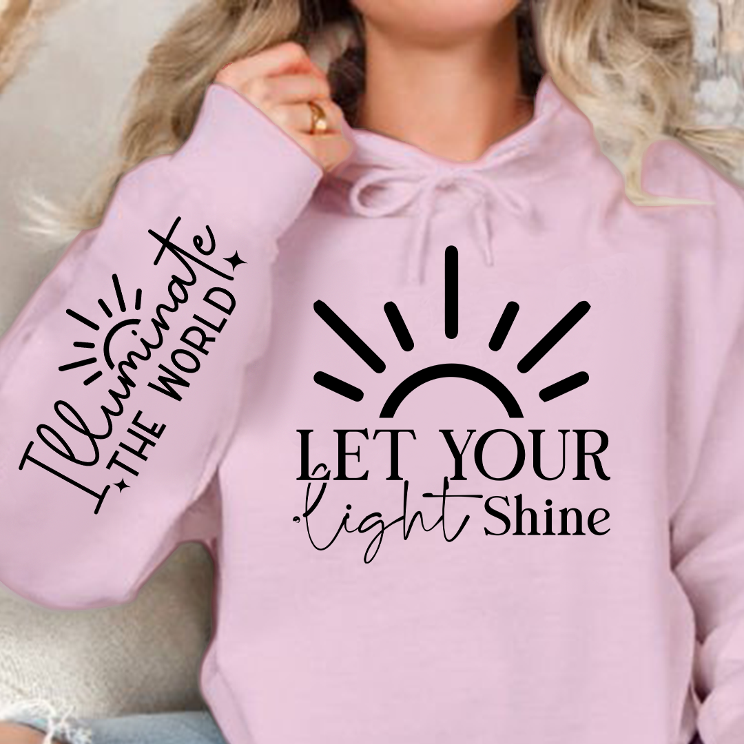 Bluza z kapturem Let Your Shine Sleeve