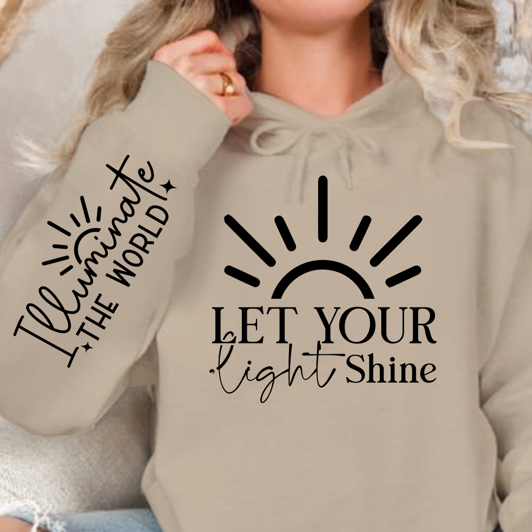 Bluza z kapturem Let Your Shine Sleeve