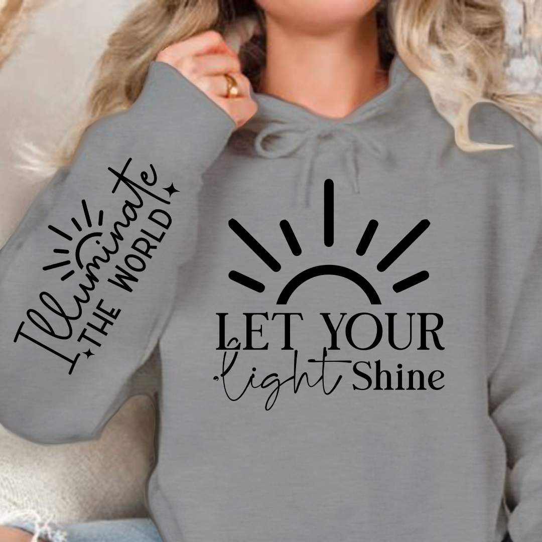 Bluza z kapturem Let Your Shine Sleeve