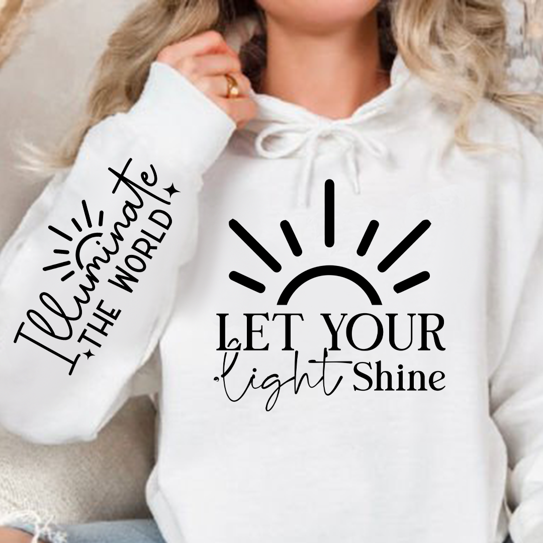 Bluza z kapturem Let Your Shine Sleeve