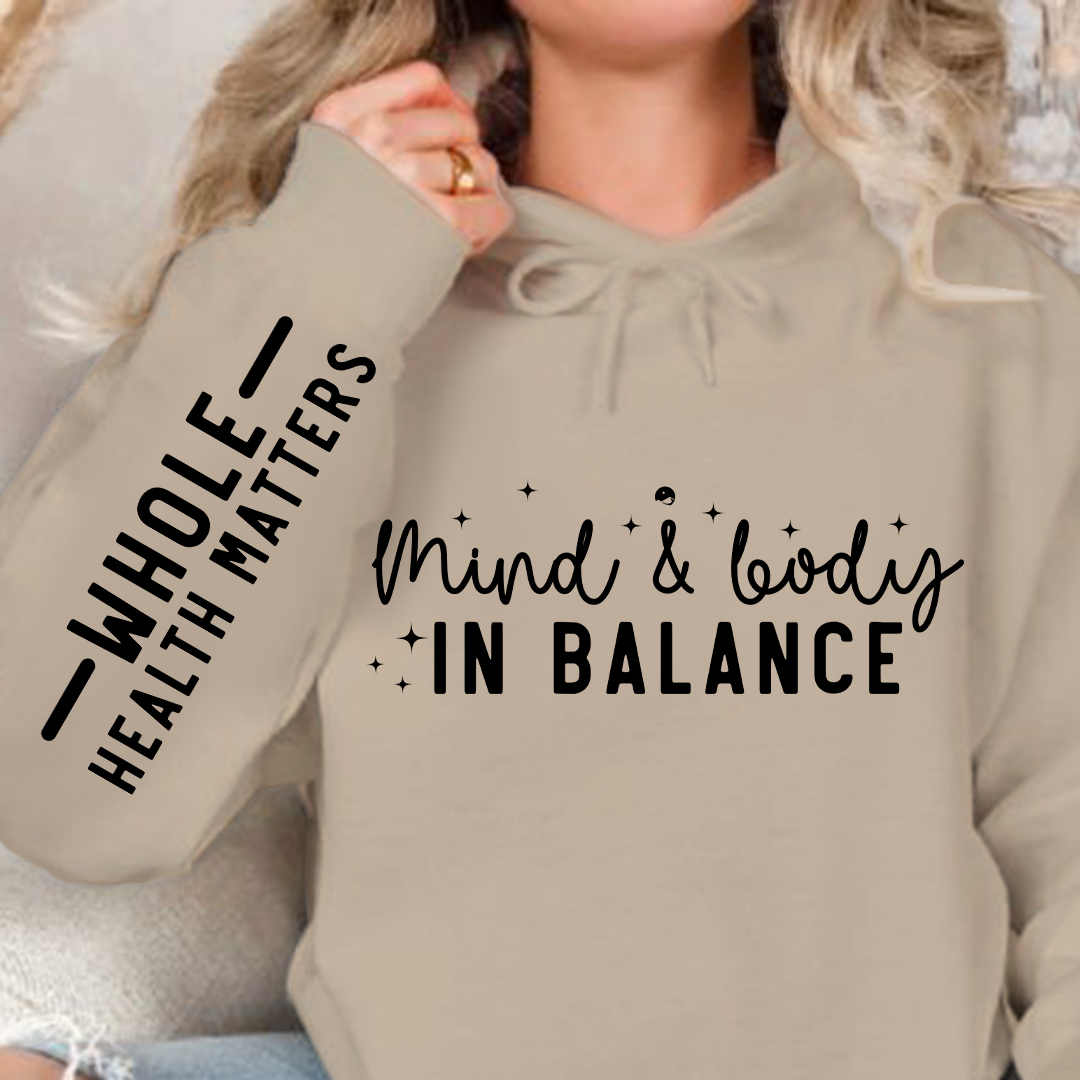 Bluza z kapturem Mind & Body In Balance