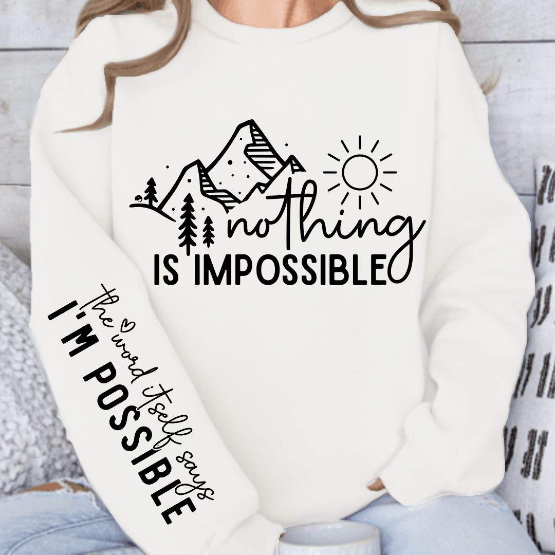 Bluza Oversized Nothing Is Impossible