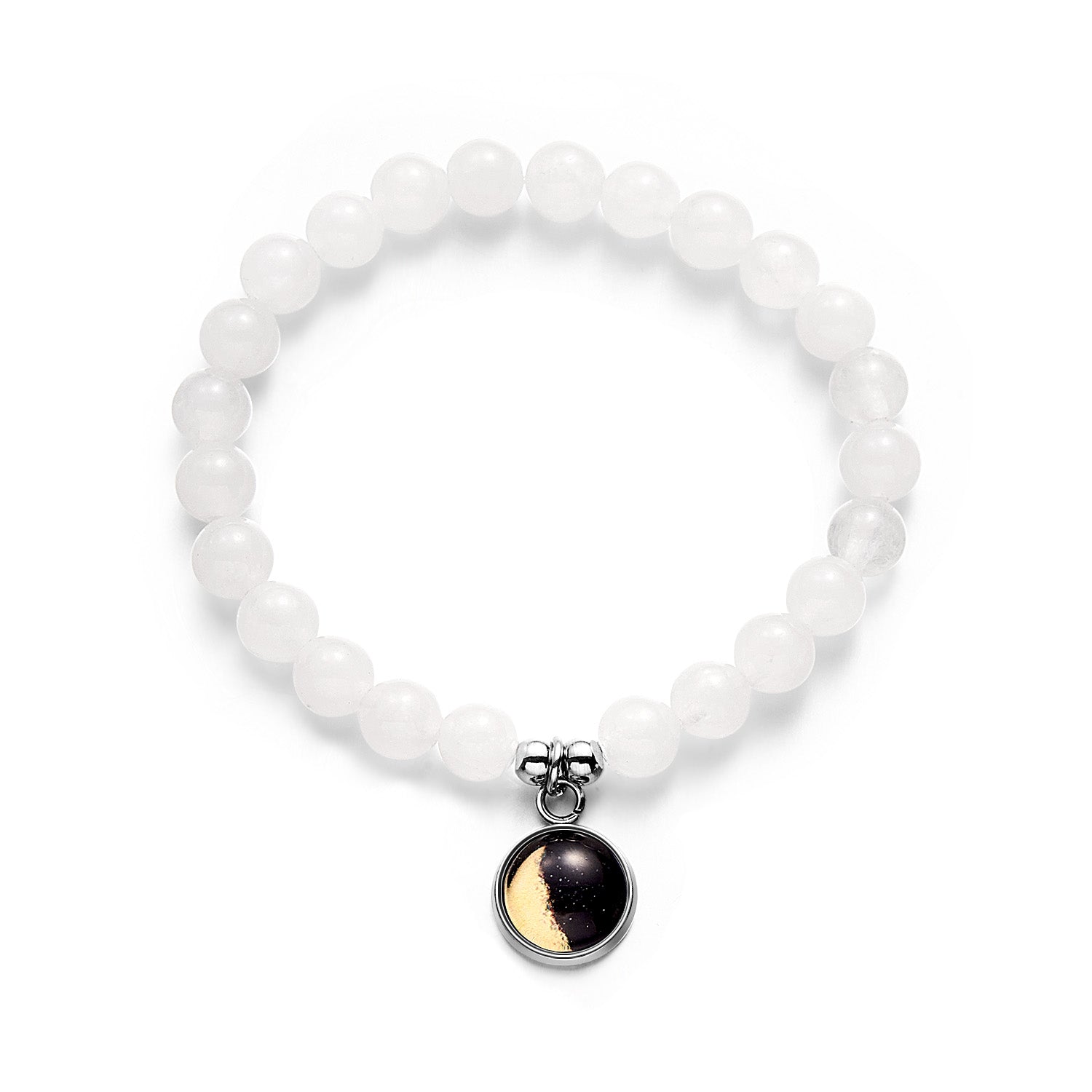 Custom Moon Phase Beads Bracelet Luminous Bracelet Gift for Her