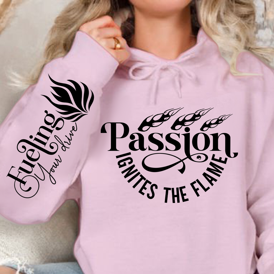 Bluza z kapturem Passion Ignites the Flame