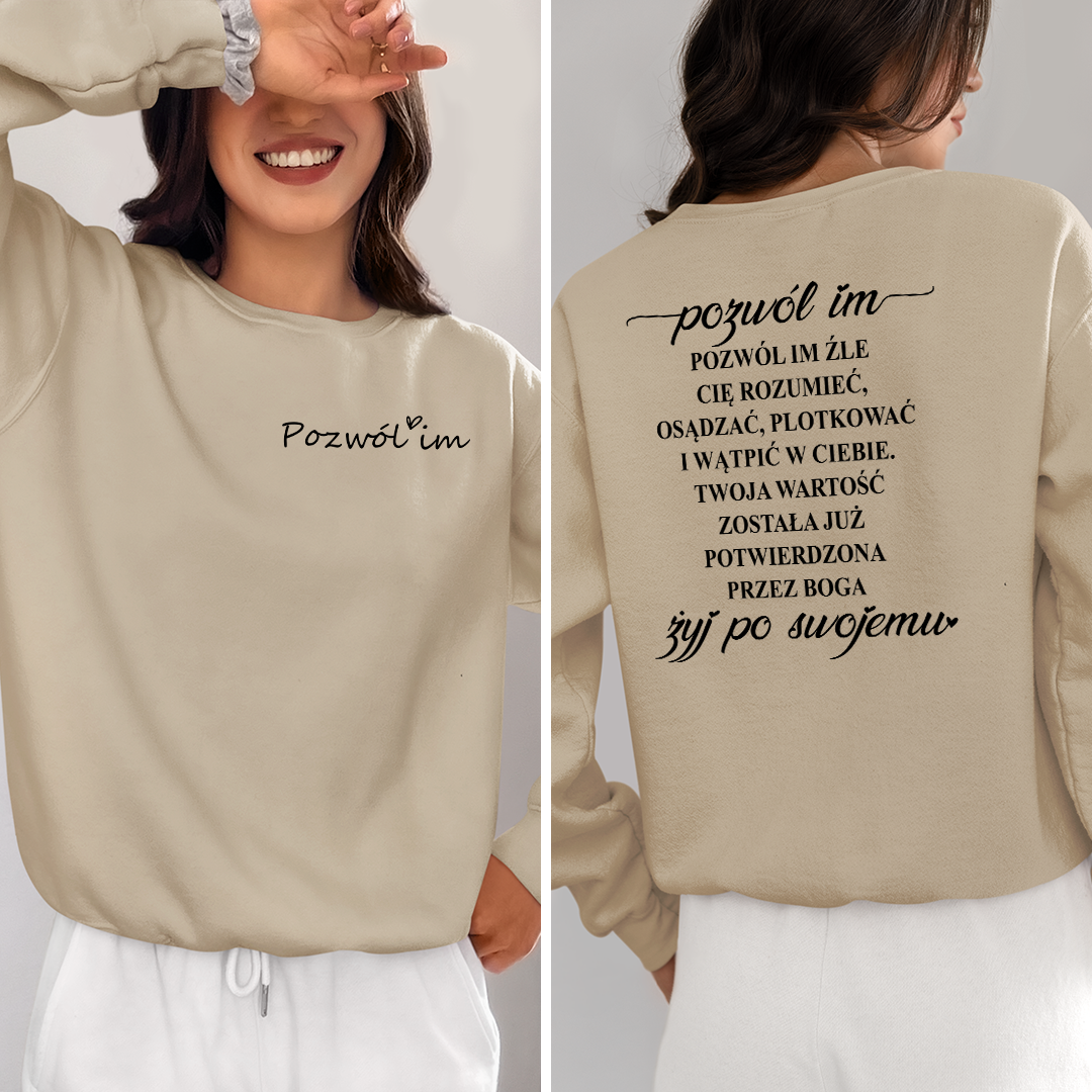 Bluza Unisex Pozwól Im