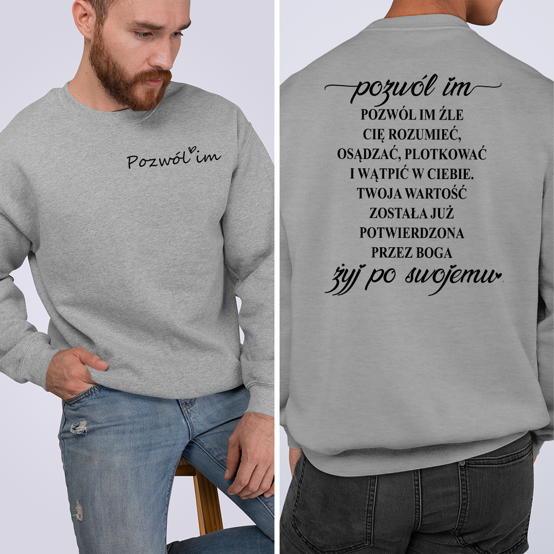 Bluza Unisex Pozwól Im