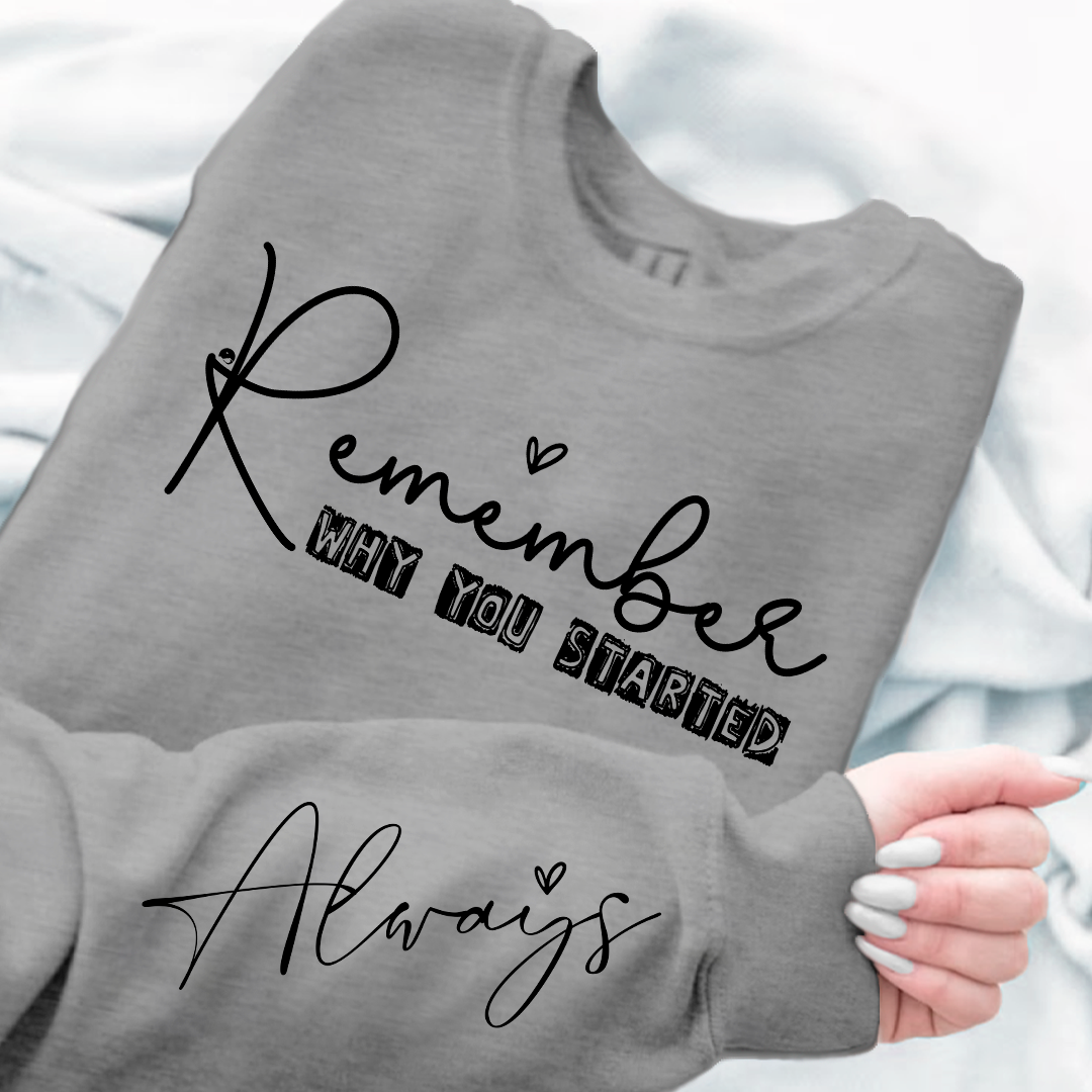 Bluza Unisex Remember Why You Started