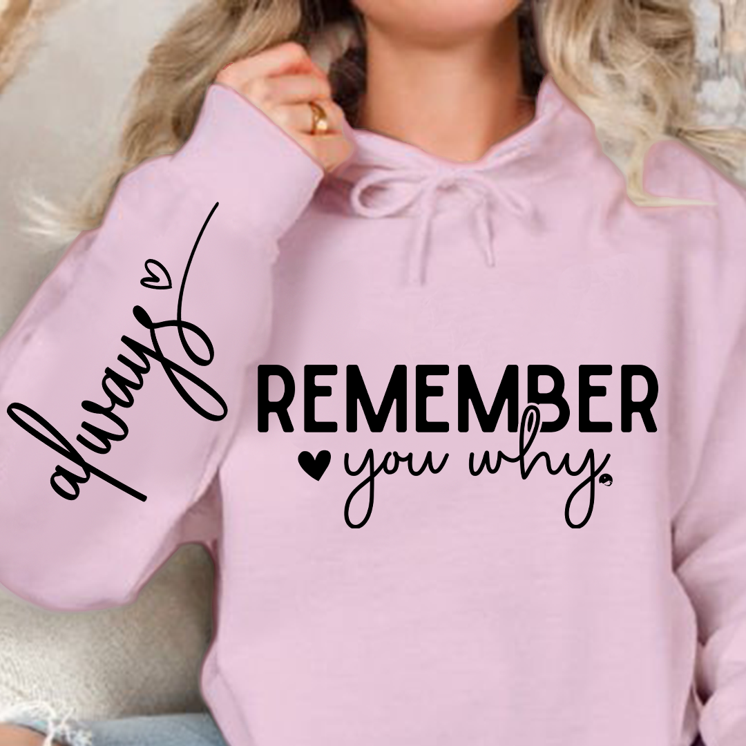 Bluza z kapturem Remember You Why