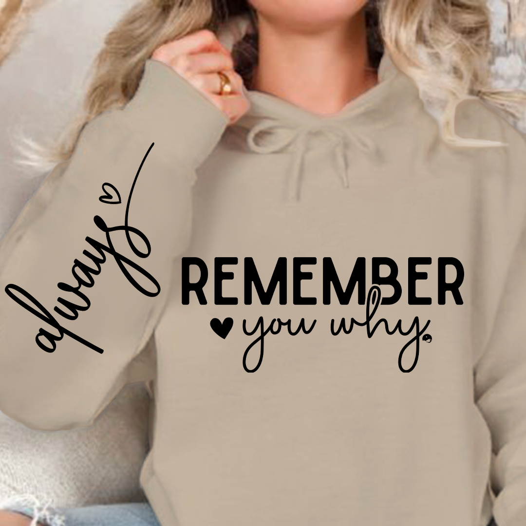 Bluza z kapturem Remember You Why
