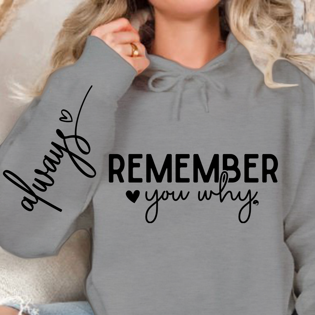 Bluza z kapturem Remember You Why