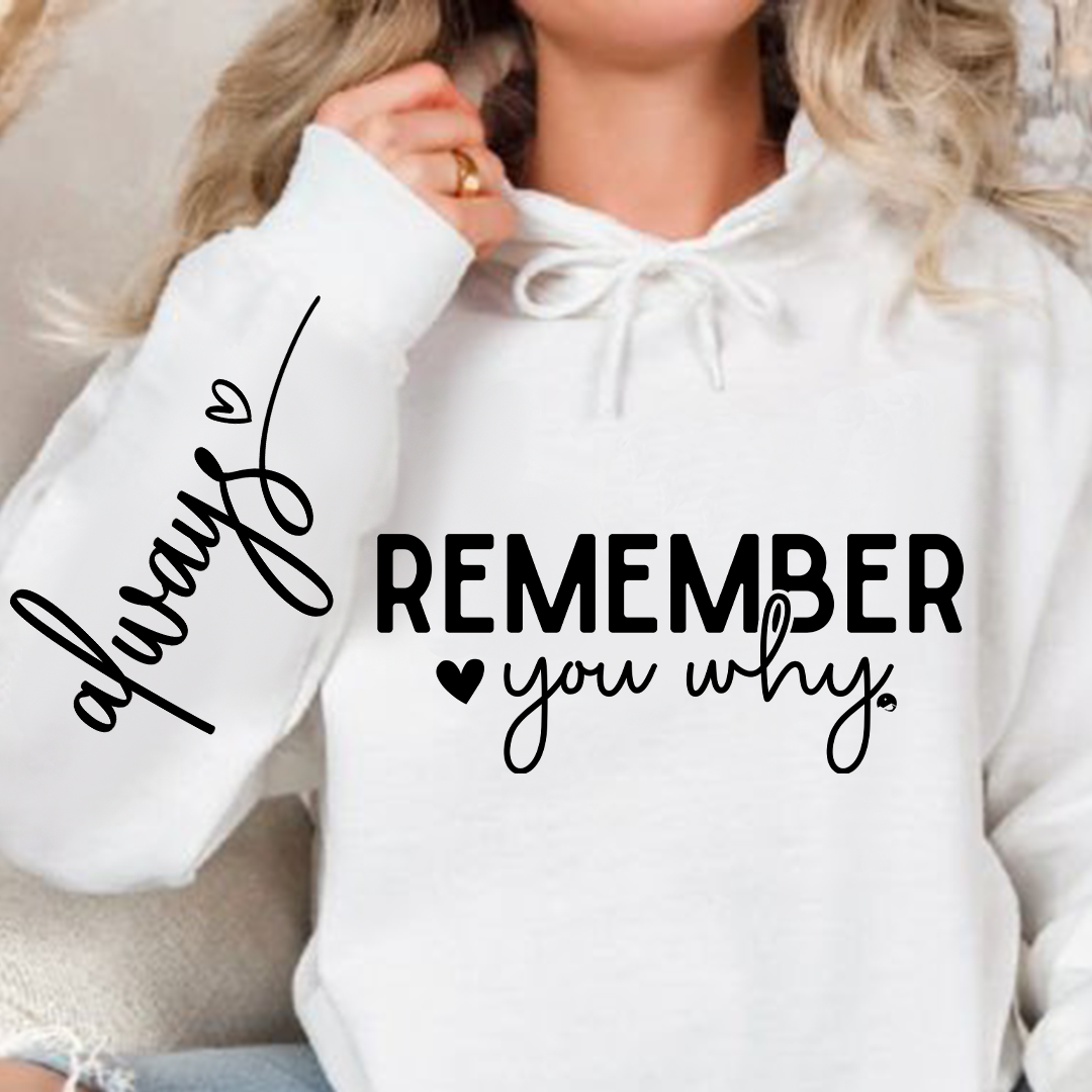 Bluza z kapturem Remember You Why