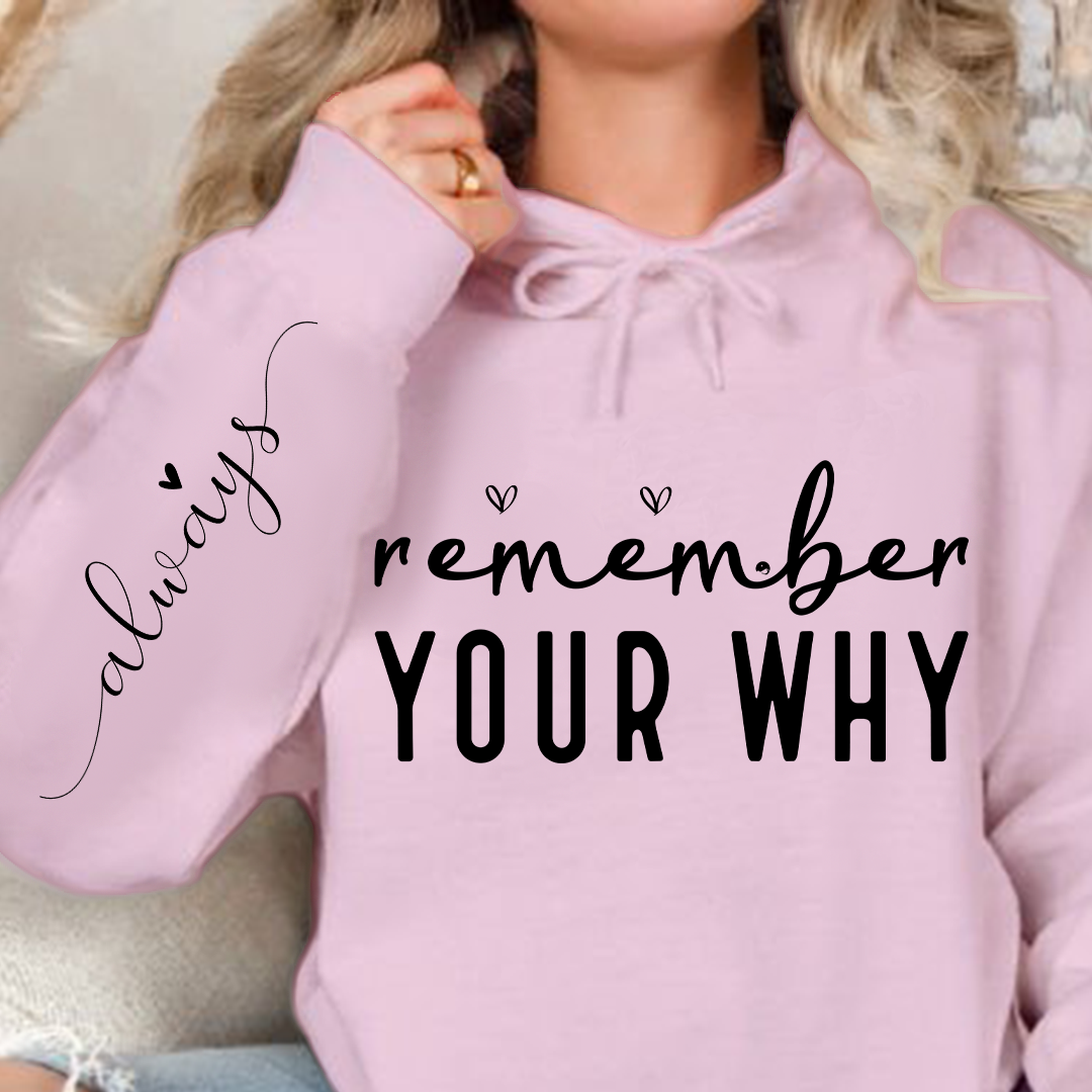 Bluza z kapturem Remember Your Why