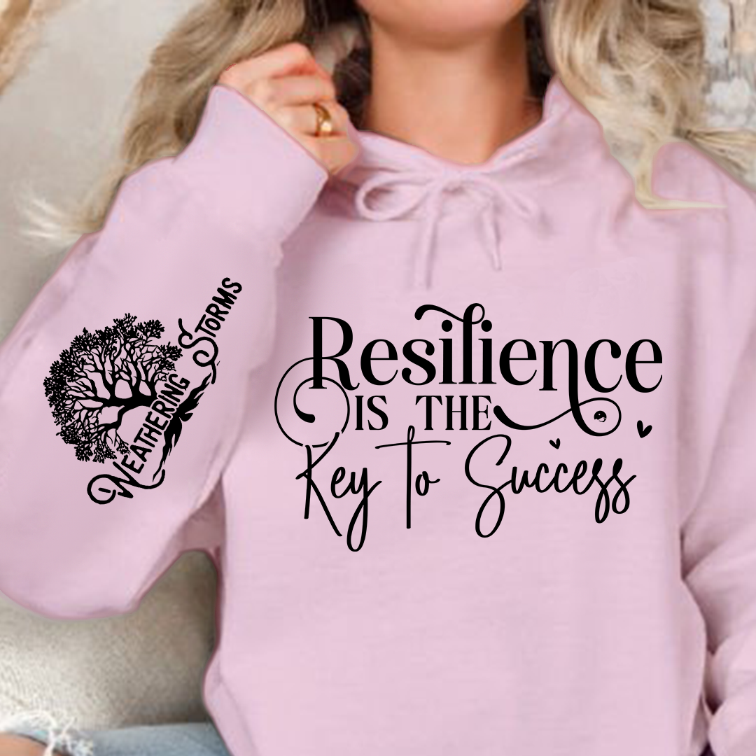 Bluza z kapturem Resilience is the Key to Success