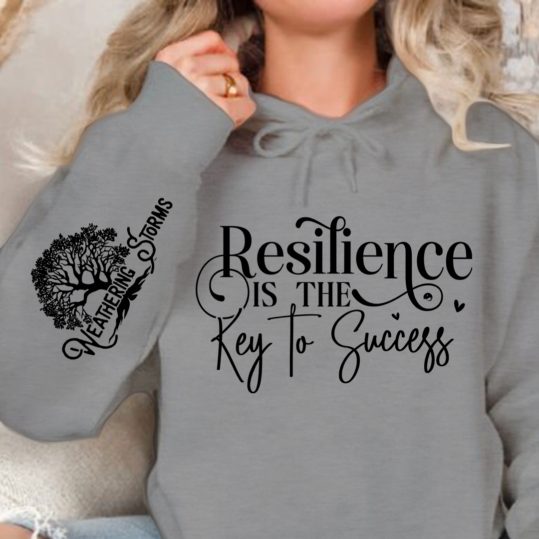 Bluza z kapturem Resilience is the Key to Success