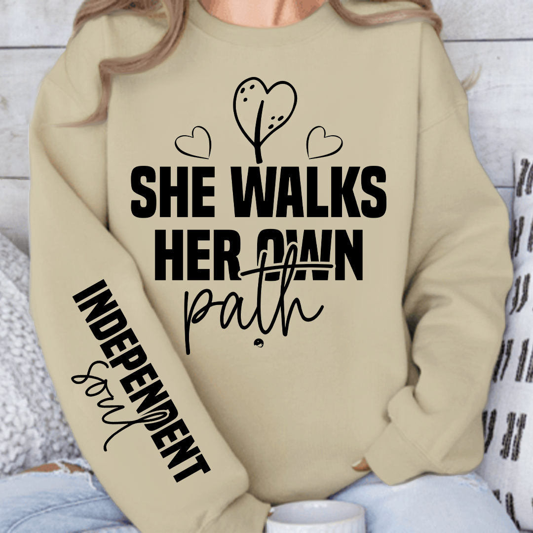 Bluza Unisex She walks her own path