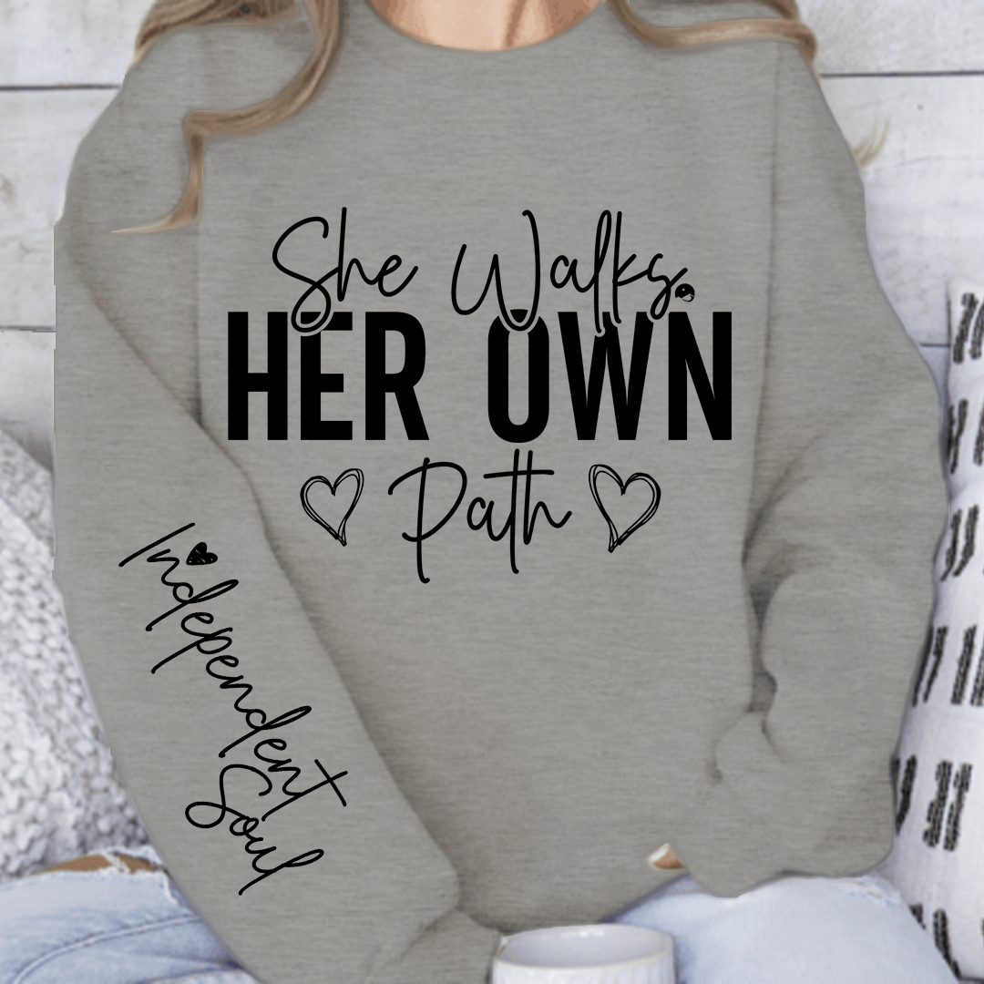 Bluza Unisex She Walks Her Own Path