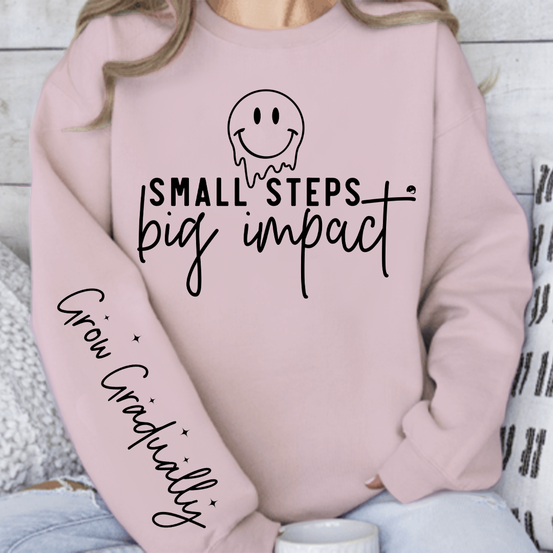 Bluza Unisex Small Steps Big Impact