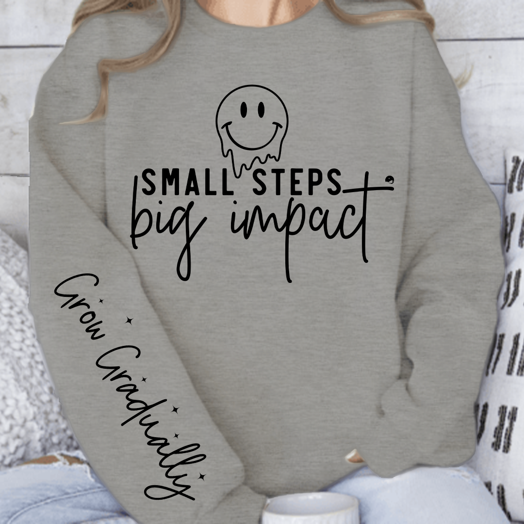 Bluza Unisex Small Steps Big Impact