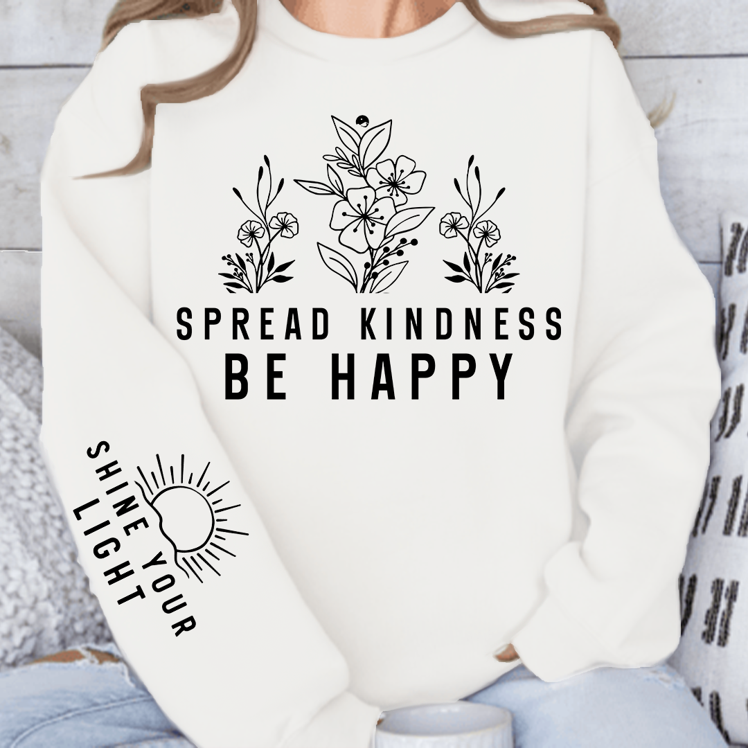 Bluzy Damskie Spread Kindness Be Happy