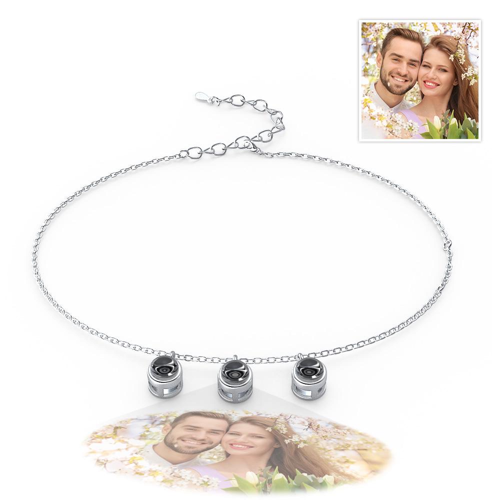 Custom Photo Projection Bracelet Minimalist Gift Memorial Photo Jewelry Trendy Best Friend Gift for Her