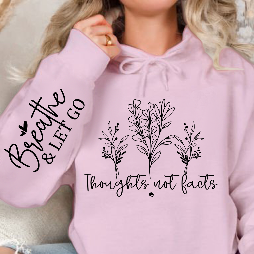 Bluza z kapturem Thoughts, Not Facts