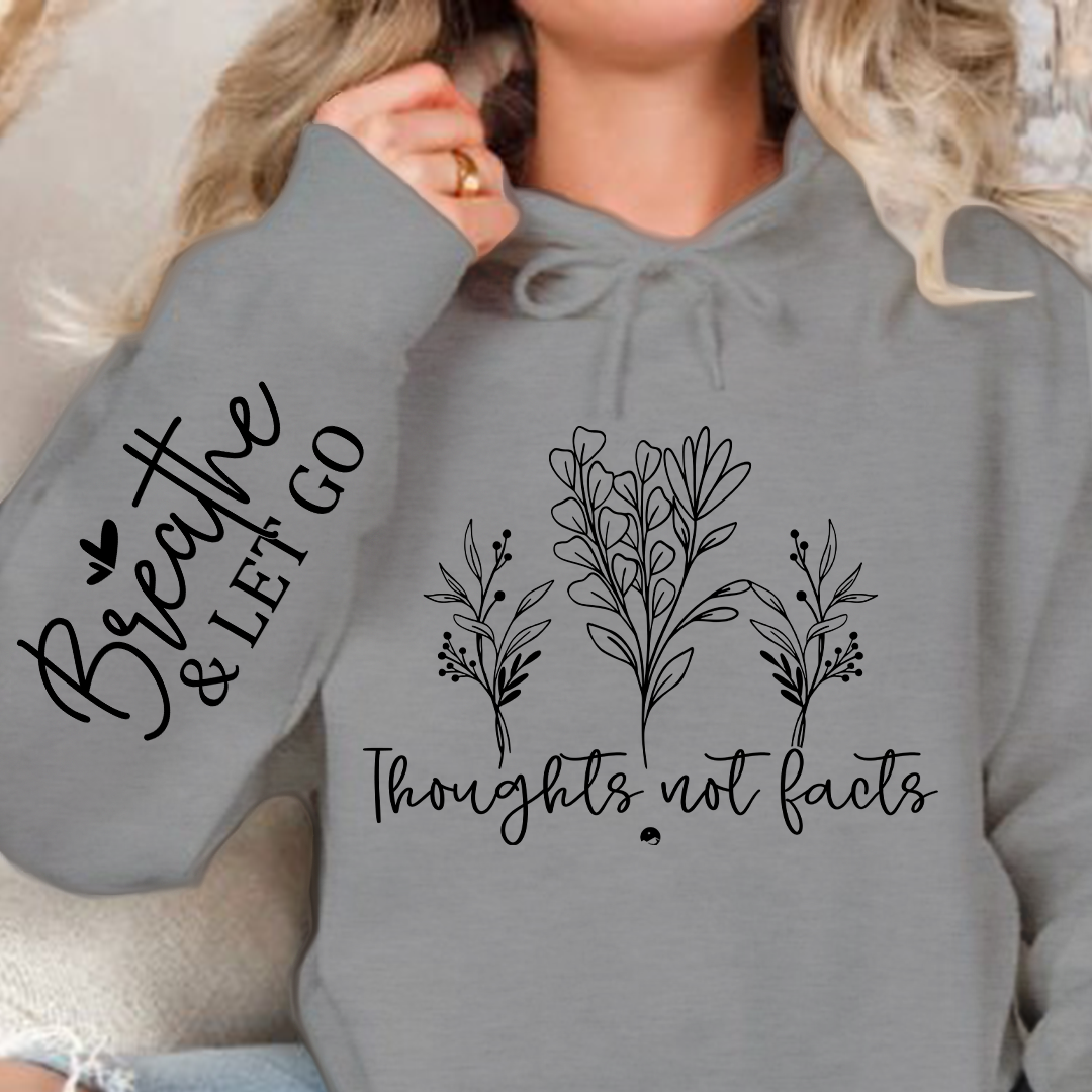 Bluza z kapturem Thoughts, Not Facts