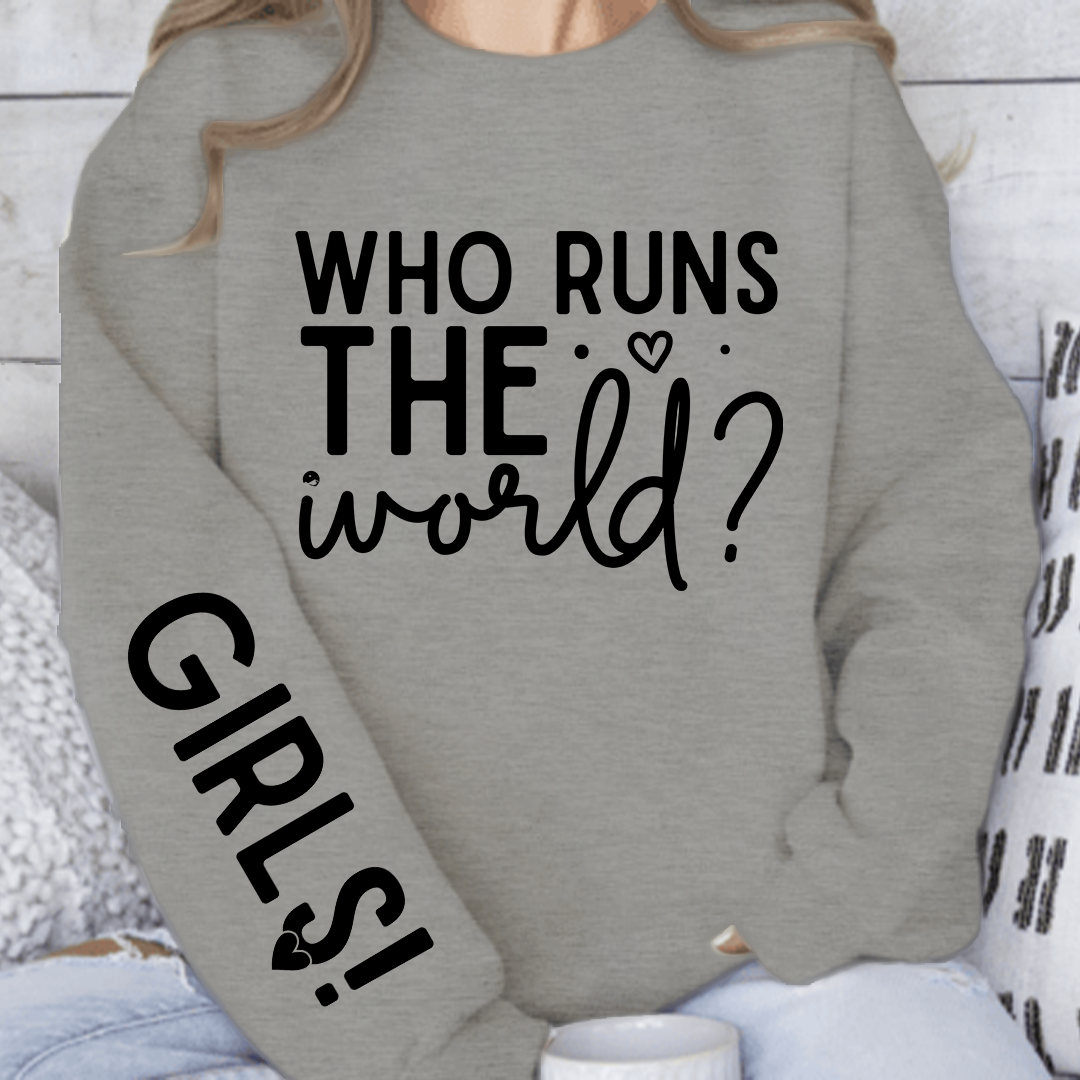 Bluza Unisex Who Runs The World