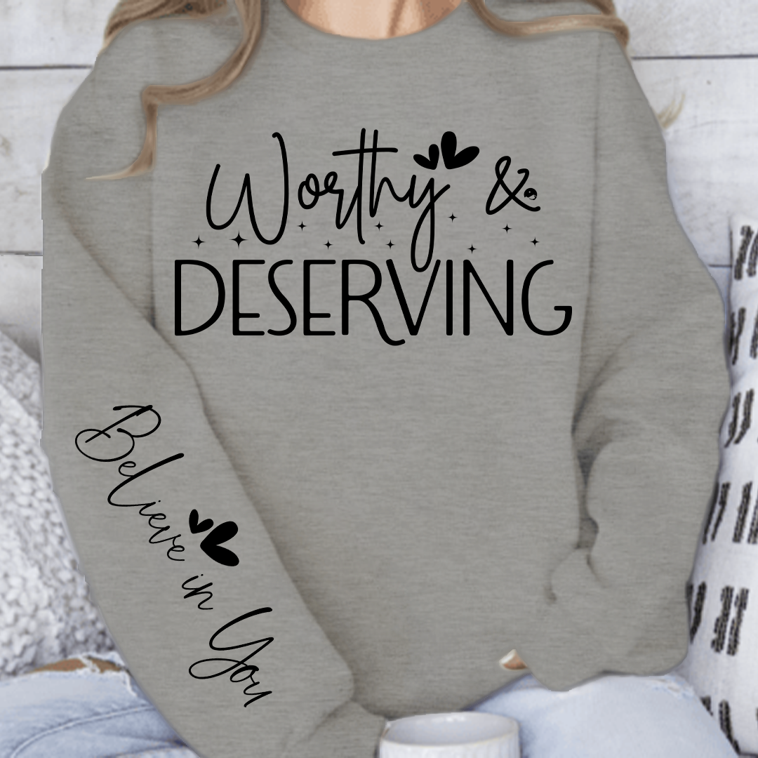 Bluza Unisex Worthy & Deserving