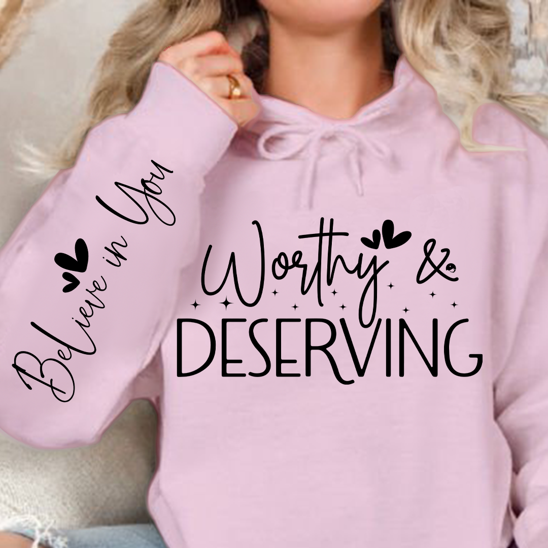 Bluza z kapturem Worthy & Deserving