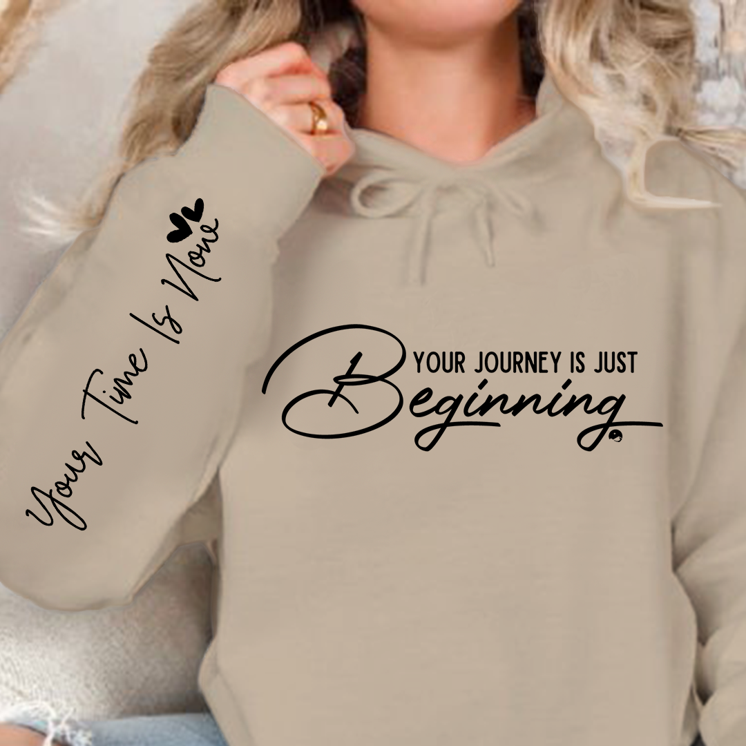 Bluza z kapturem Your journey is just beginning