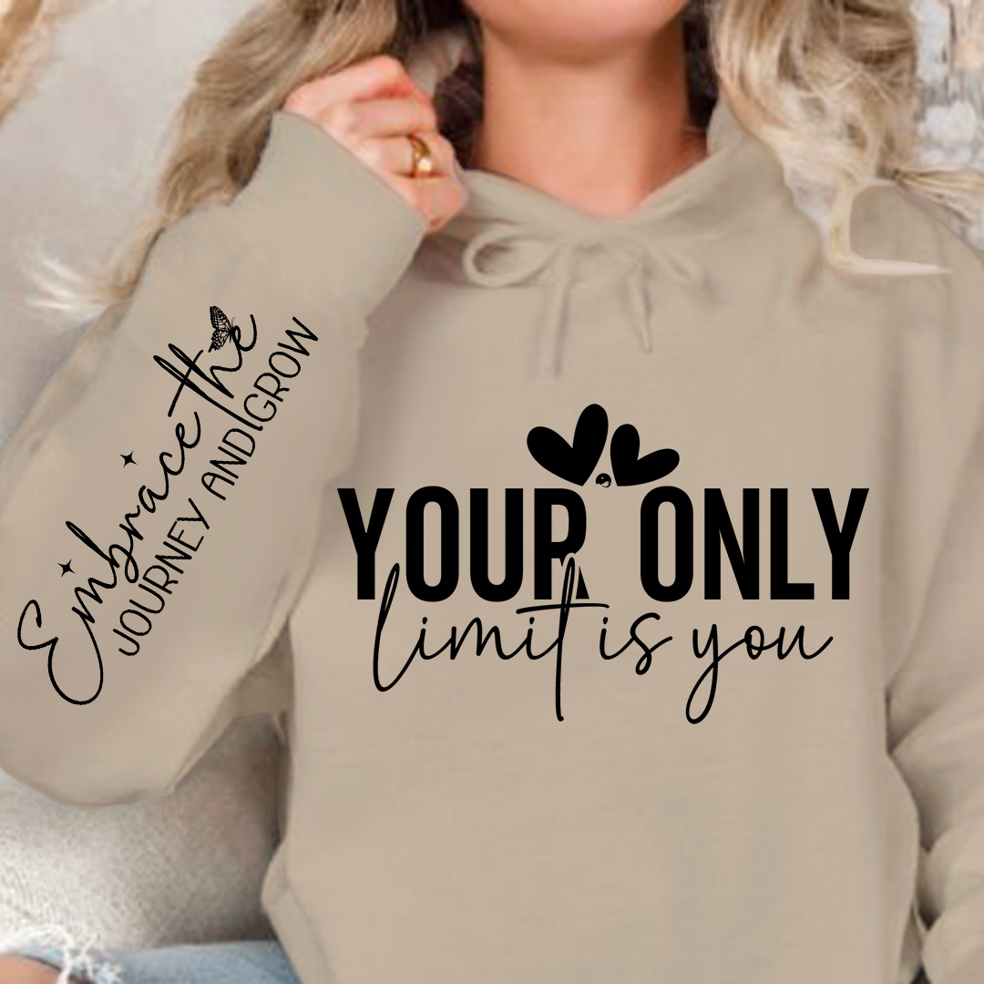 Bluza z kapturem Your only limit is you