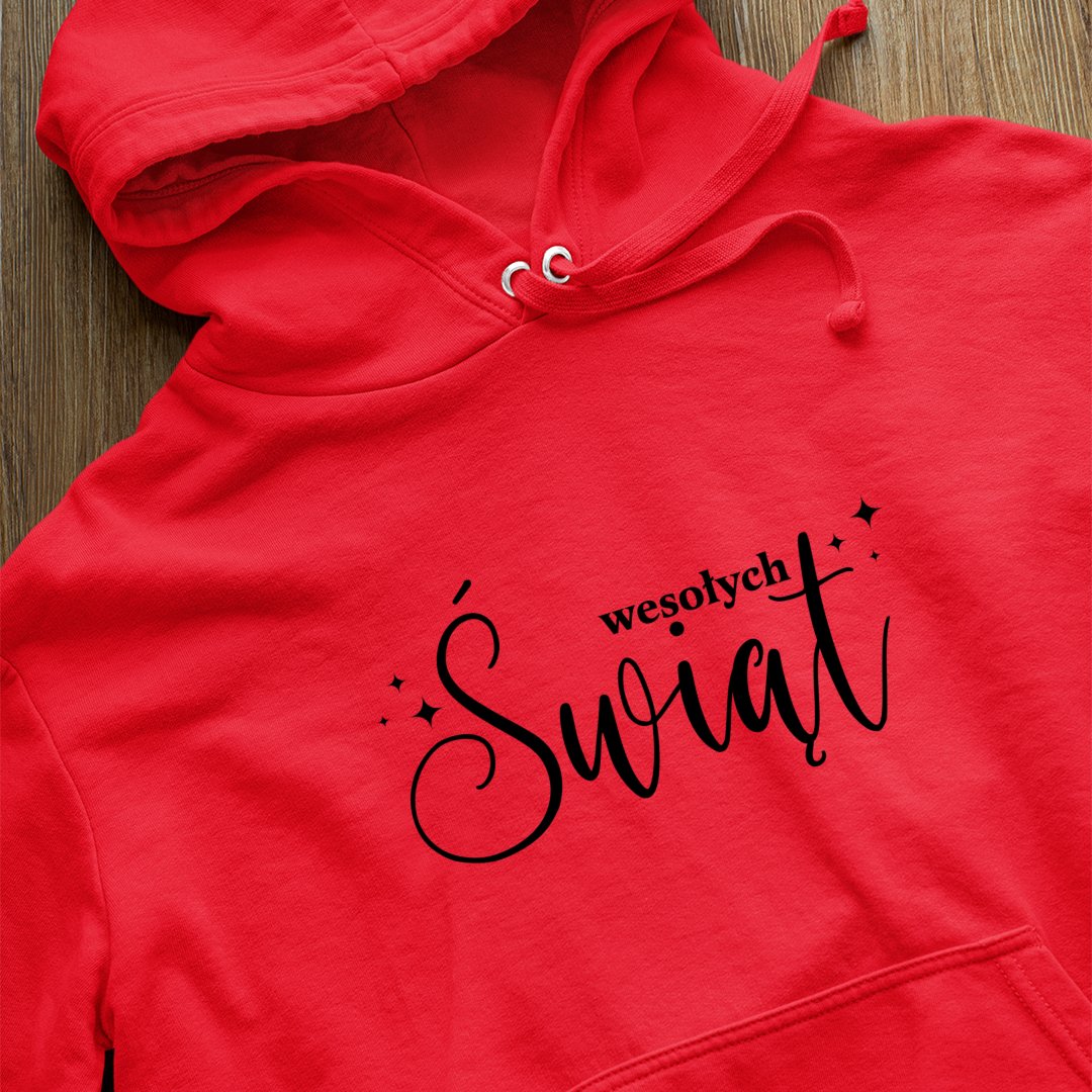 Bluza z kapturem Wesołych Świąt