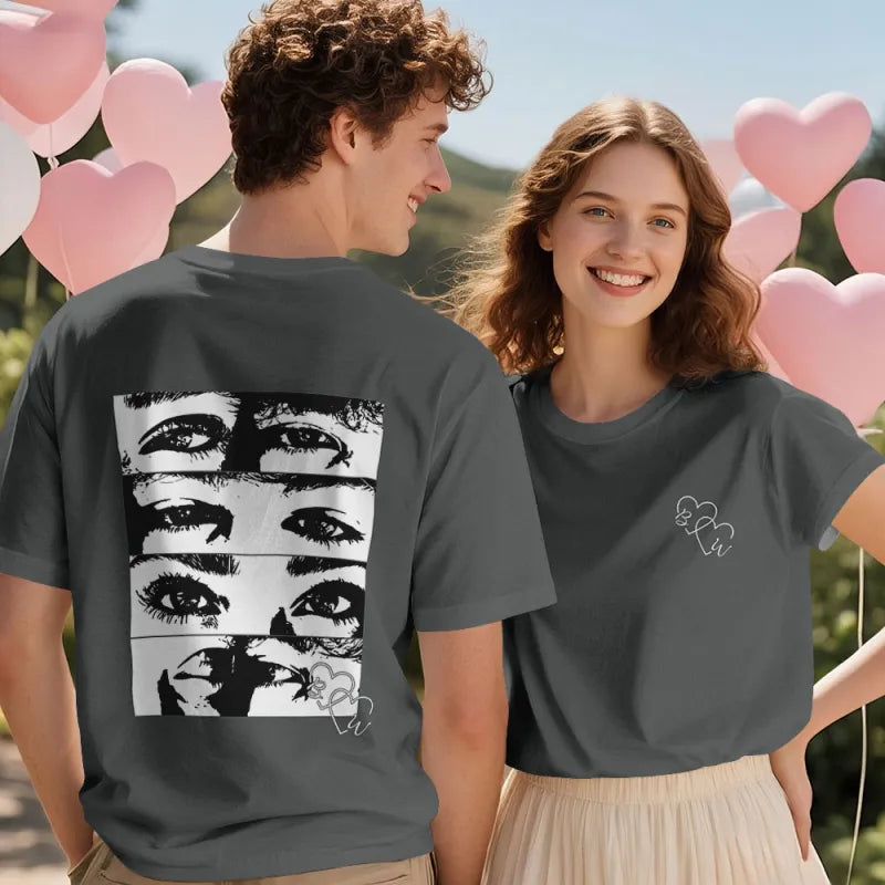 Spersonalizowana koszulka „Love on Tour” na prezent dla pary, Walentynki, urodziny