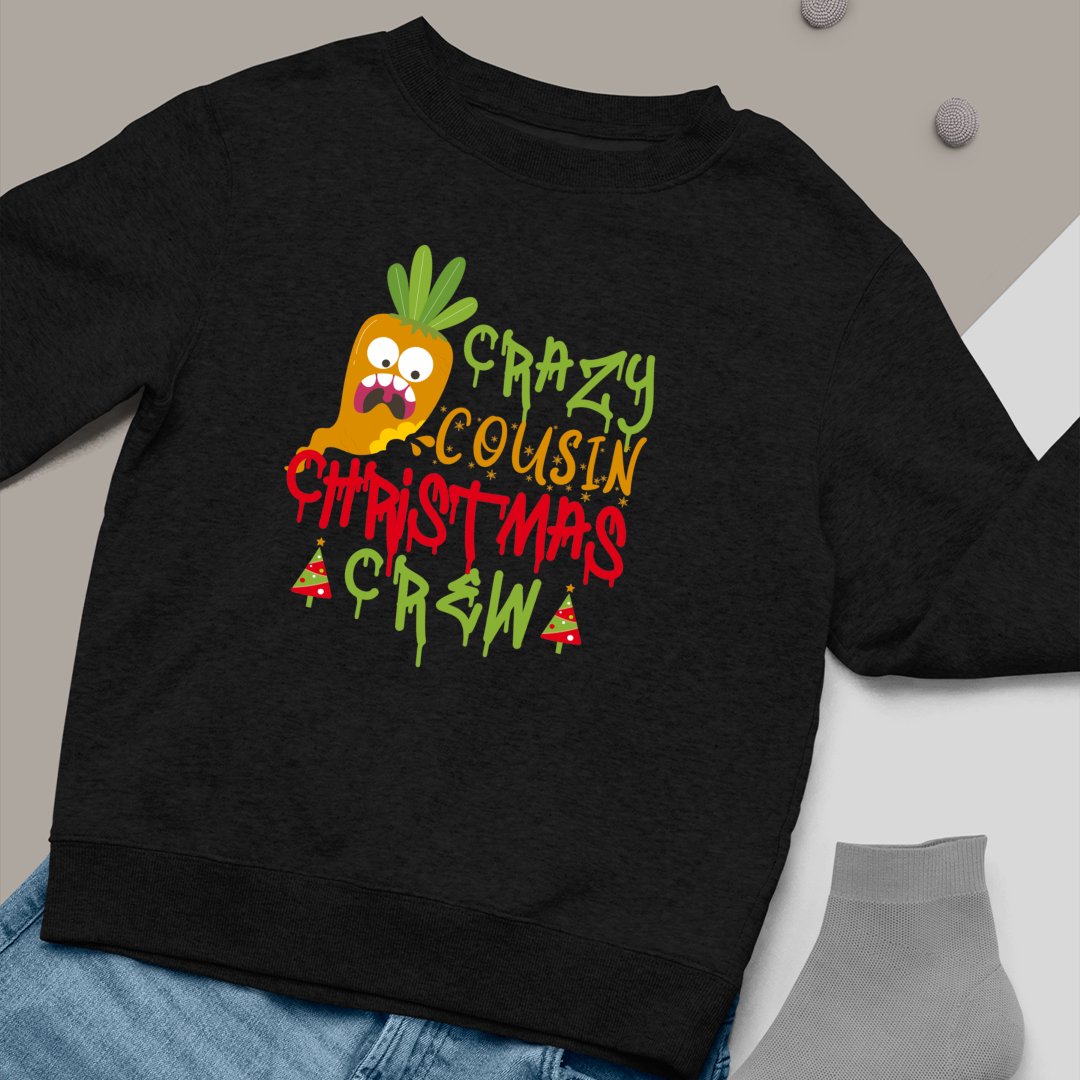 Bluza Unisex Crazy Cousin Christmas Crew