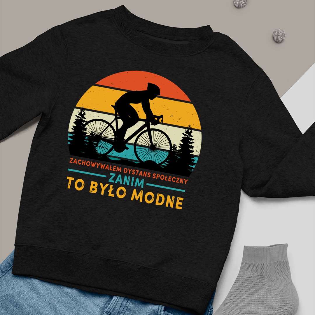 Bluza Unisex Życie, Na Rowerze