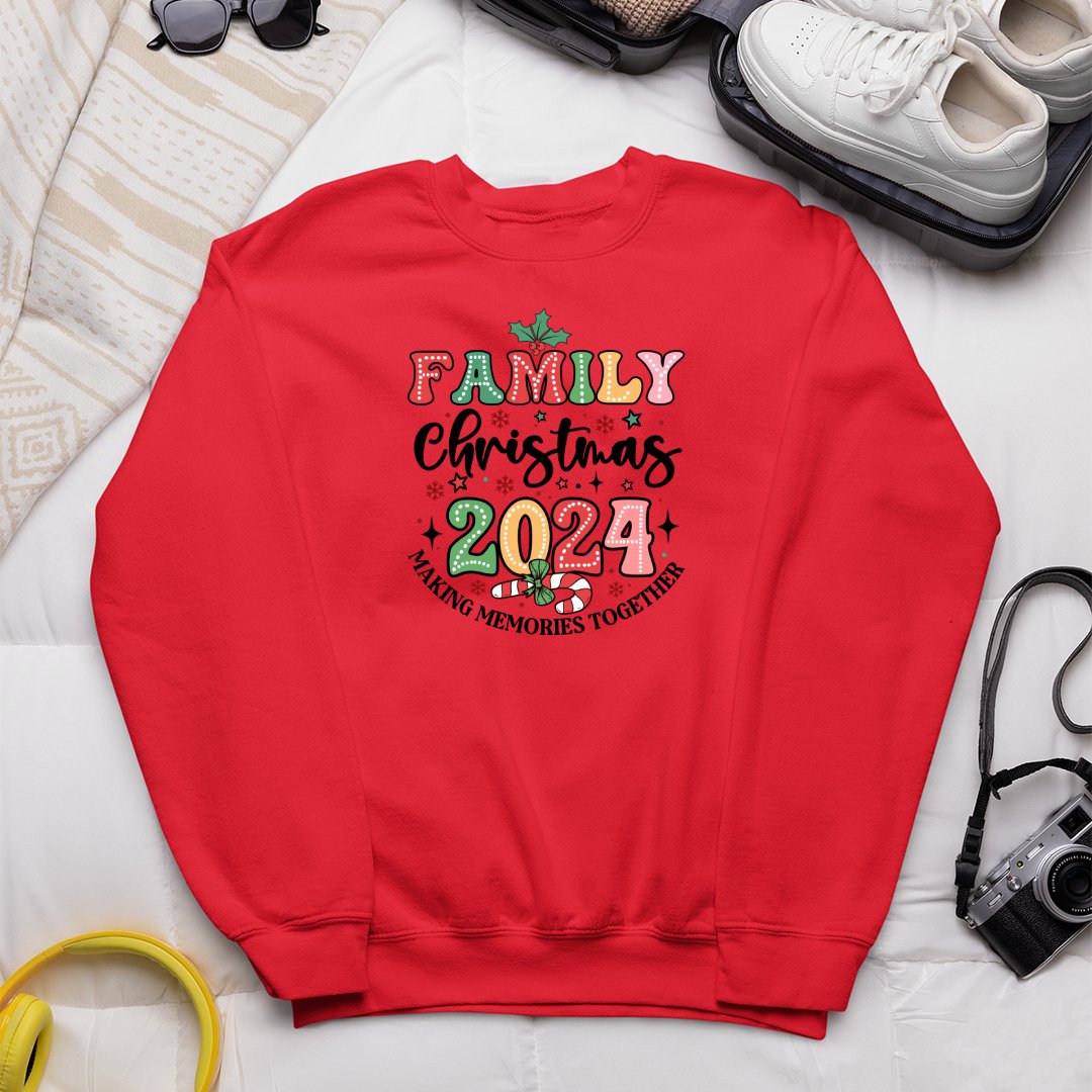 Bluza Unisex Family Christmas Making Memories Together Christmas