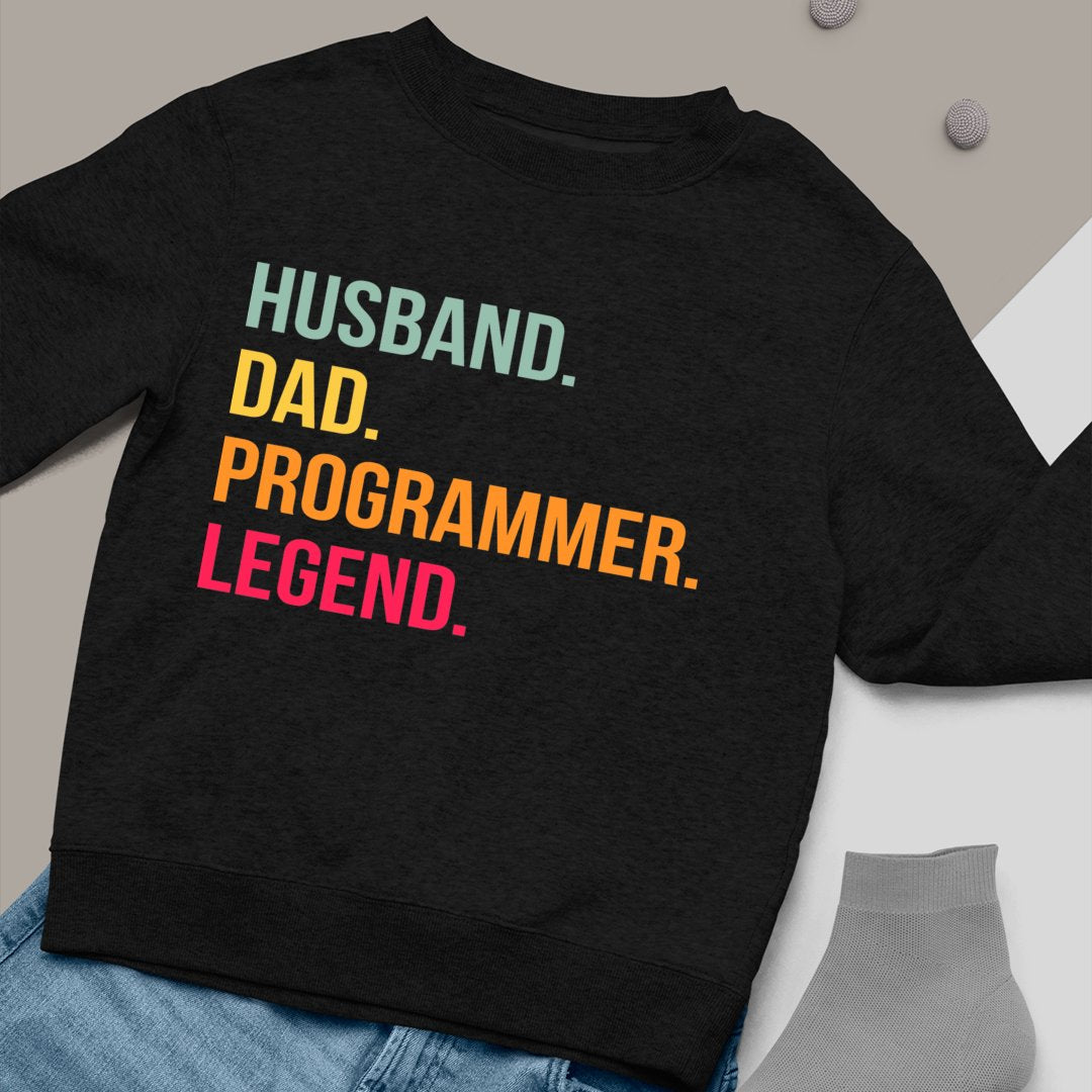 Bluza Unisex Husband Dad Programmer Legend