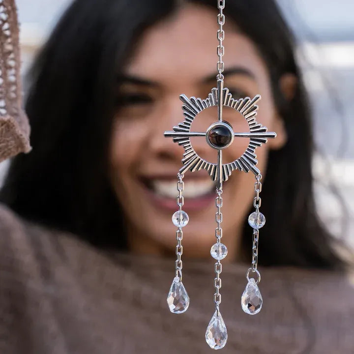 Personalizowany łapacz światła z własnym zdjęciem na prezent na rocznicę lub ślub