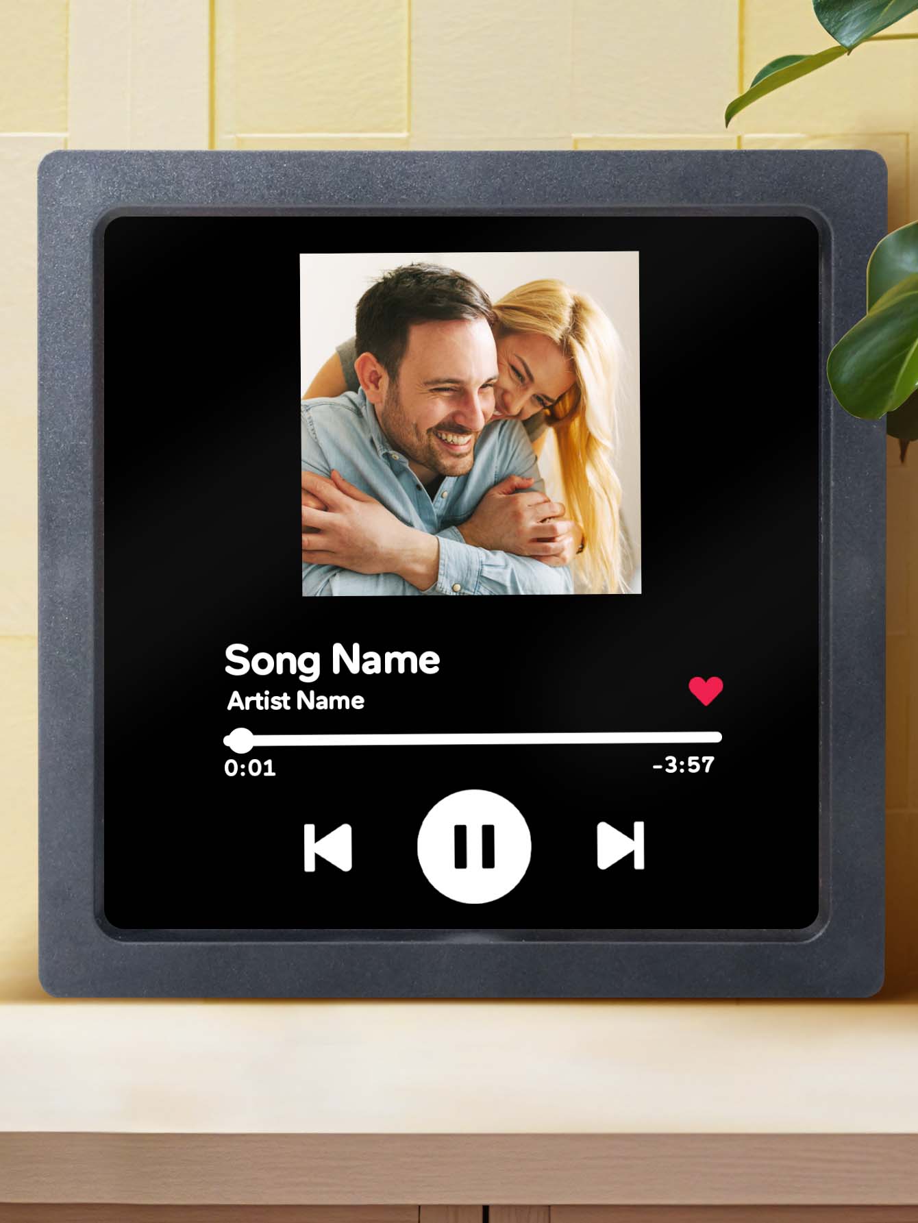 Personalized Photo Music Fridge Magnet for Unique Home Decor