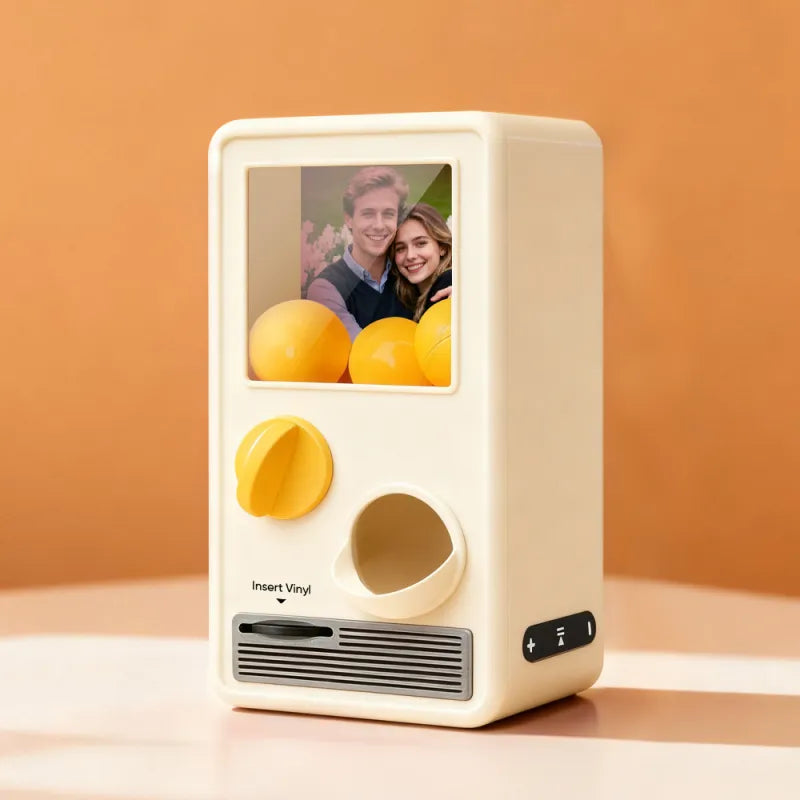 Personalized Music and Photo Music Gachapon Machine Custom Song Mini Record Box Anniversary Gift Christmas Gifts