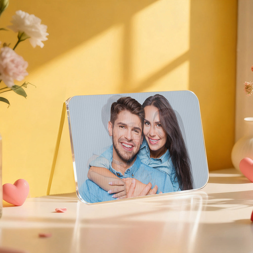 Personalizowana ramka na zdjęcia z efektem 3D na urodziny lub rocznicę
